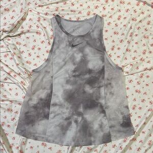 Nike Women's Tie-Dye Gray Tank Top Size XS